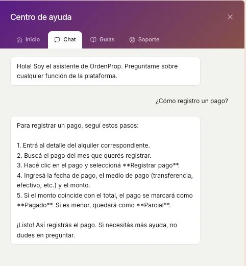 Chat IA soporte